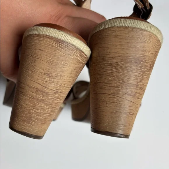 Pikolinos Pink and Brown Heels Size 9 - Picture 5 of 8